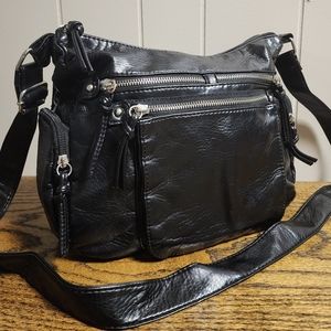 Black Zipper Fashion Purse